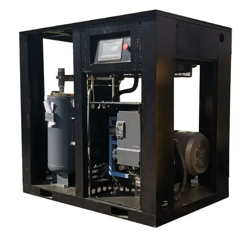 Industrial IP54/IP55 explosion proof piston motor Fix speed  Rotary Screw Air Compressors VSD inverter