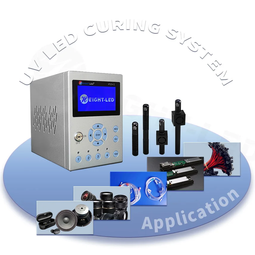 365nm 385nm 395nm 405nm handheld uv led curing system for spot glue bonding and sealing