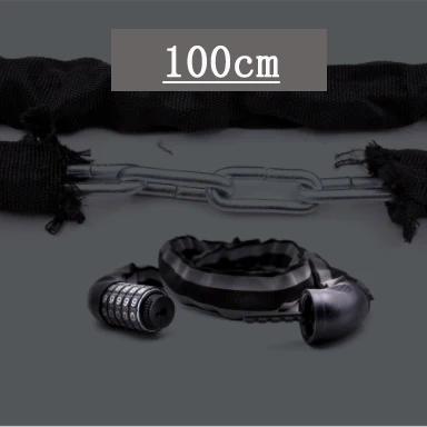 WG0006 Combination Number Outdoor 5-digit Bicycle Accessories Anti-Theft Motorcycle Bike Chain Security Lock