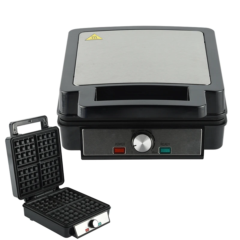 1400W Multifunction Personal Home Detachable Breakfast Maker Machine Electric 3 In 1 Panini Waffle And Sandwich Maker 4 slice