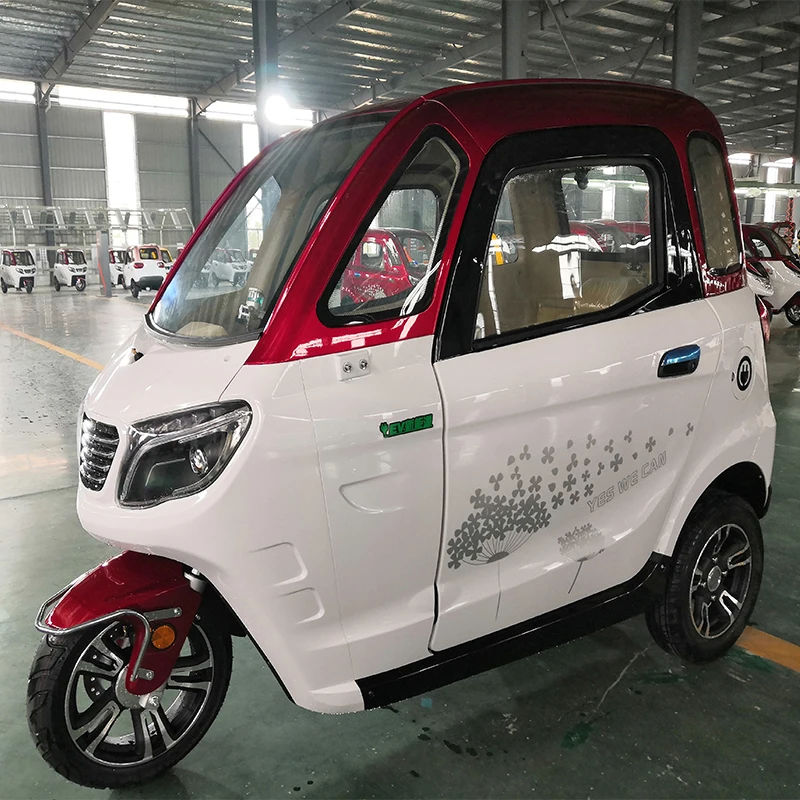 Hot Sale New Design EU Certified 3 Wheel Car Mobility Scooter Adult Electric Tricycle for Passenger