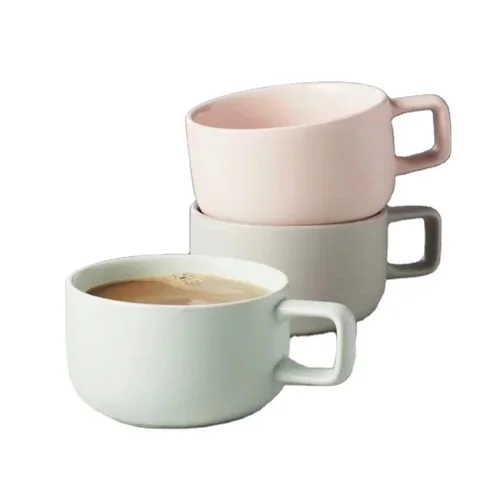 Coffee Mug Nordic Minimalist Custom Coffee Mugs Glazing Ceramic Coffee Mug Porcelain Cup larger capacity