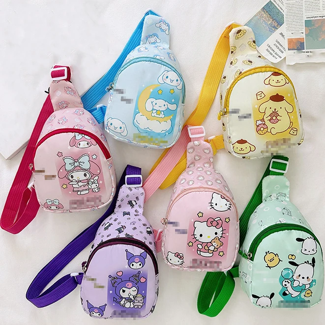 Kawaii Детская сумка на одно плечо Kuromied Melodys через KT кошка кошелек HK рюкзак