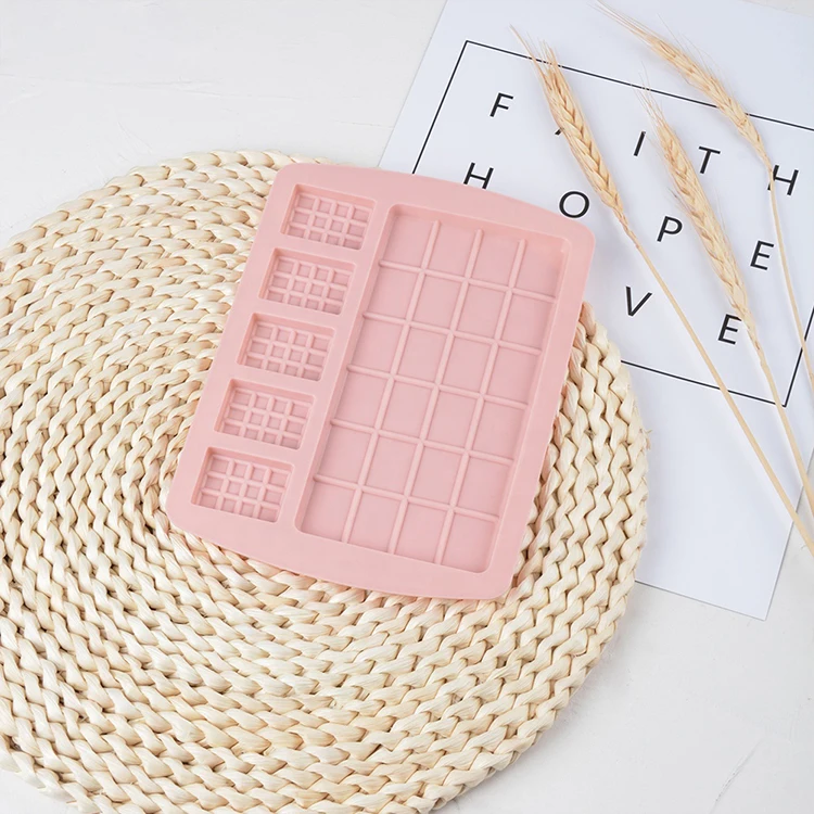 Silicone Mold 24 Even Chocolate Mold Fondant Molds DIY Candy Bar Mould Cake Decoration Tools Kitchen Baking Accessories