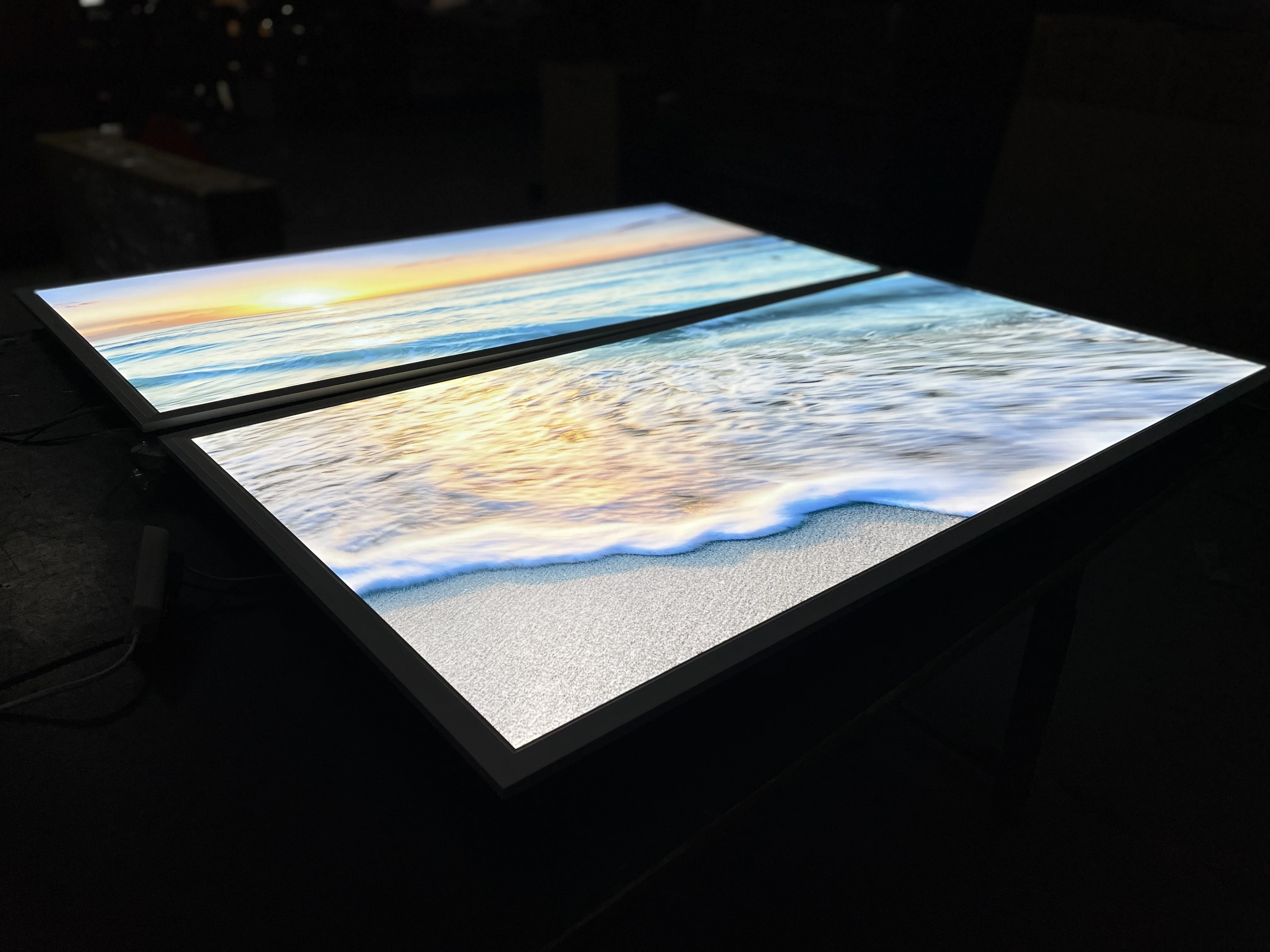 Banqcn Flat Backlit Led Panel Light 2X2 2X4 60X60 595X595 25 36W 40W 48W 60W 3CCT Tunable Panel Ceiling for Office Lighting