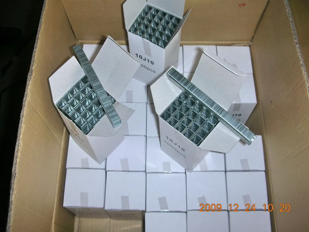  Скобы из тонкой проволоки для мебели staples1022j u
