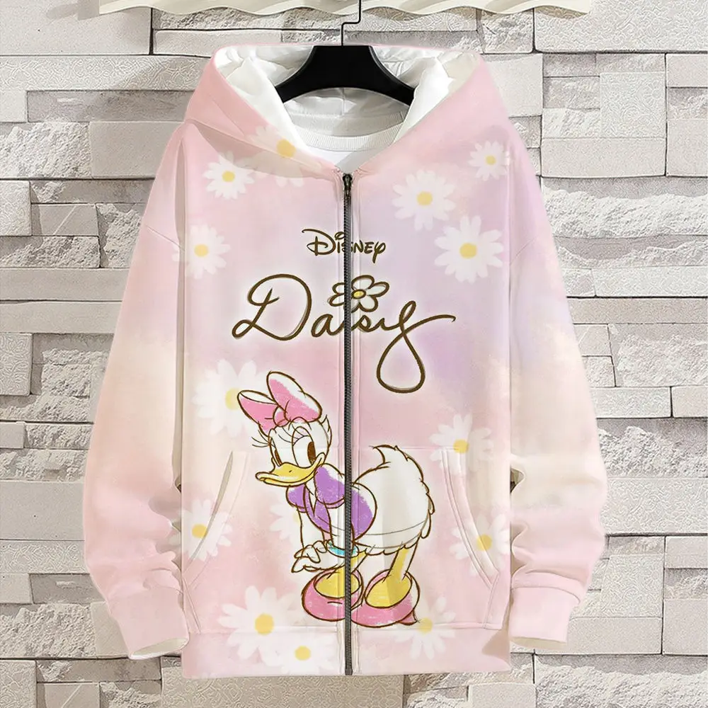 YHH-206Funny Donald Duck Hoodies For Women Men Boy Girl Hoodies Spring Anime Clothes Kids Fashion Print Coat Male Sweatshirt