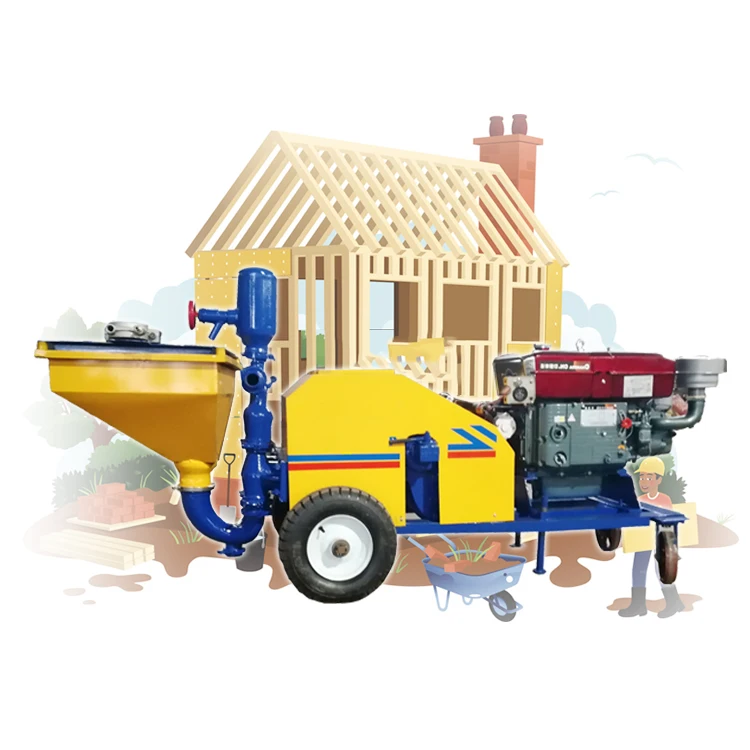 
Diesel engine cement mortar spraying machine wall spray gun machine for painting Diesel engine cement mortar spraying machine wall spray gun machine for painting