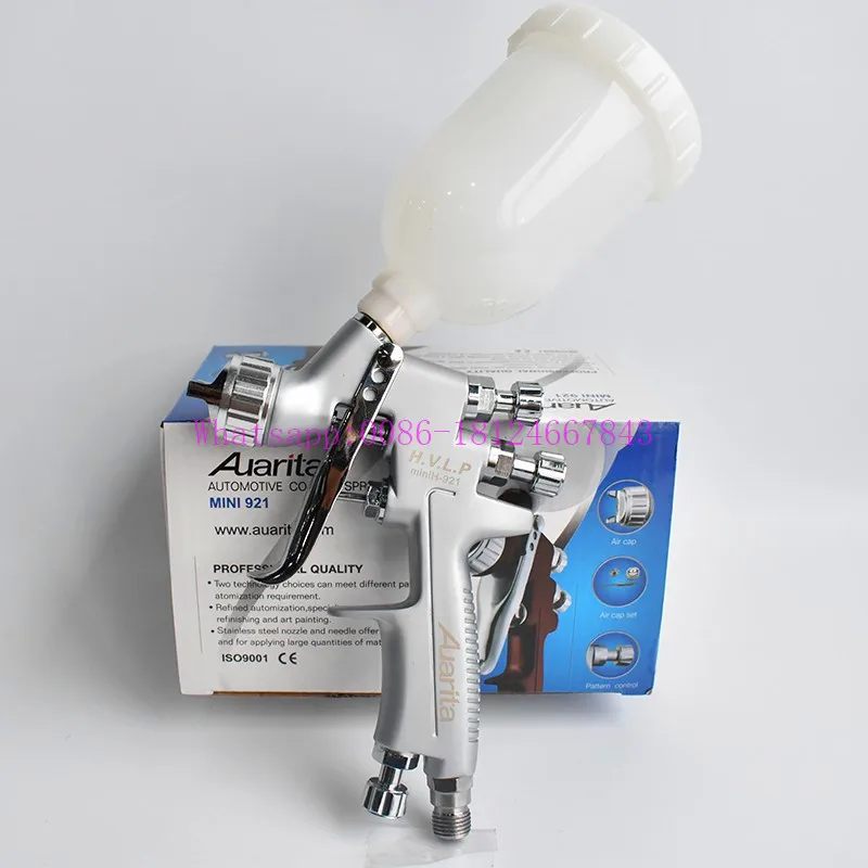 020 new model! nozzle Gravity Feed Paint pot volume 250ml mini paint sprayer Auarita MINI H-922