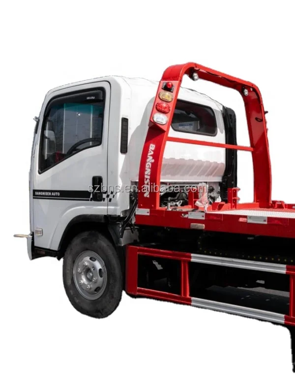 5 тонн аварийно-спасательные эвакуаторы ISUZ 5.2L NPR NQR NKR грузовики перевозят 2 машины с новой платформенной системой Лидер продаж