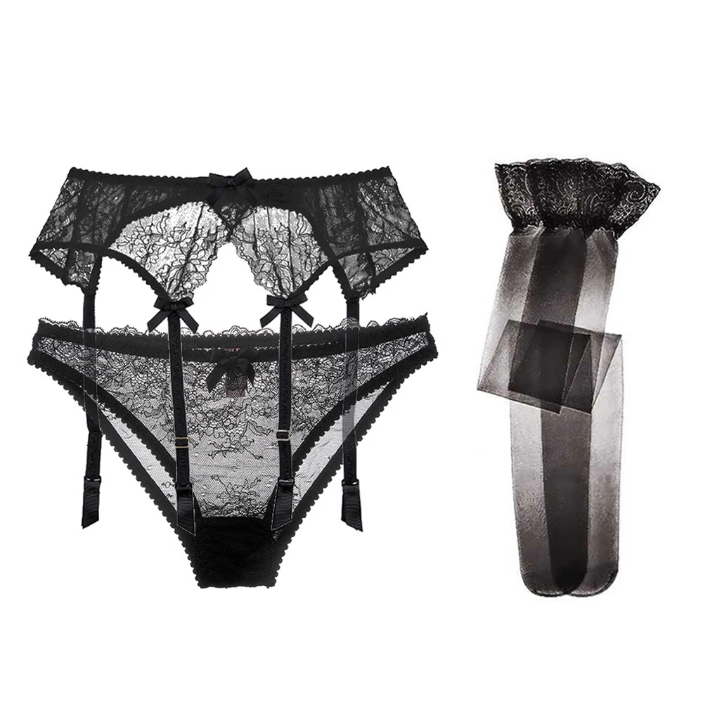 Чулки Женские на тонких бретельках, пикантные чулки выше колена и до бедра, с поясом-подвязкой, в ретро стиле