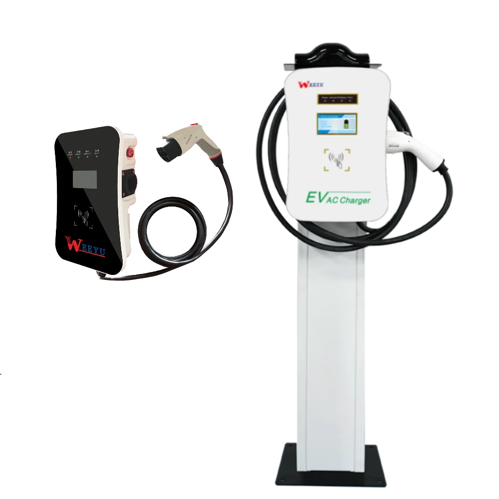7KW/220В напольный Mode3 AC EV зарядное устройство для новой энергии автомобиля публичная зарядка