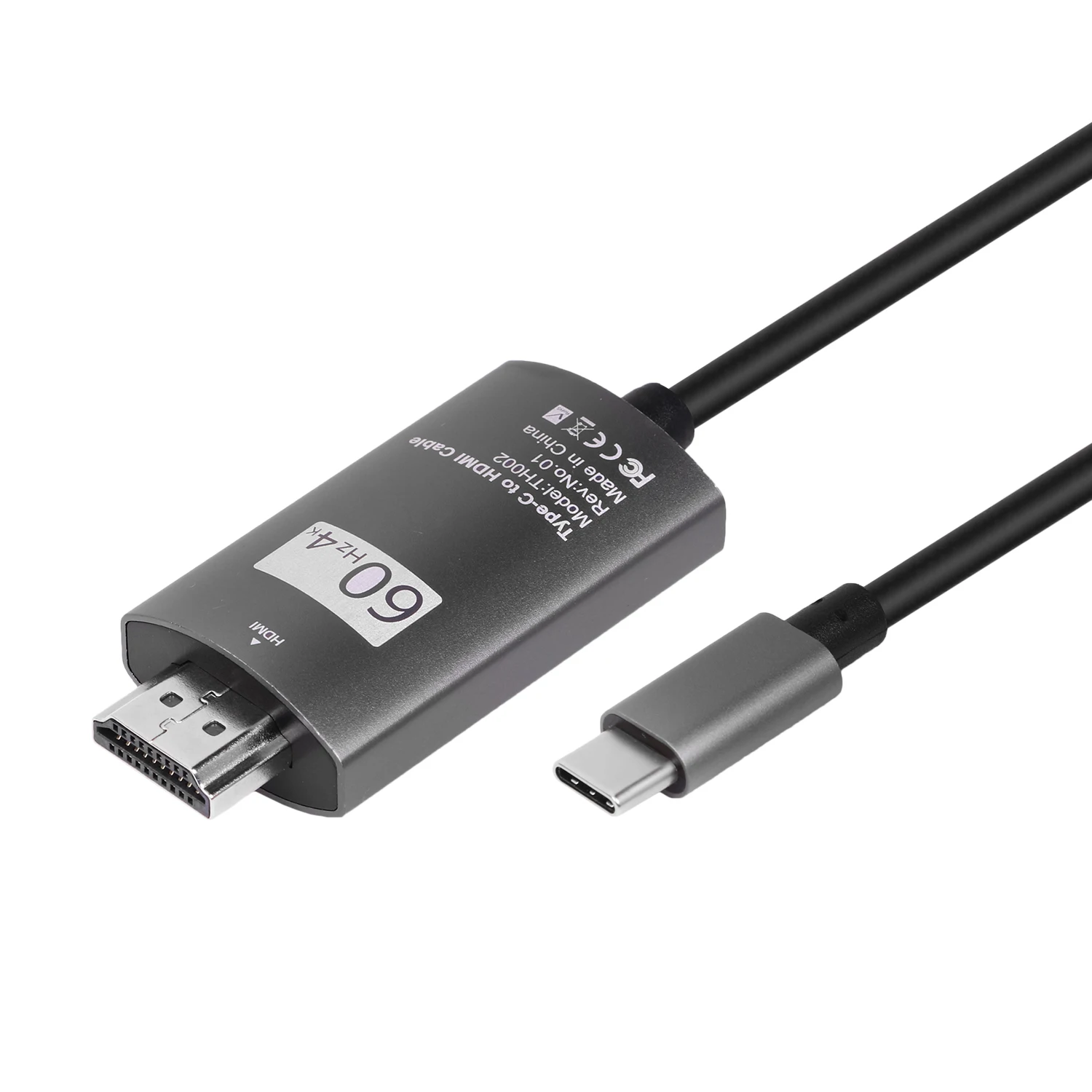  Кабель USB C-HDMI в алюминиевом корпусе для MacBook Pro 2018/2017