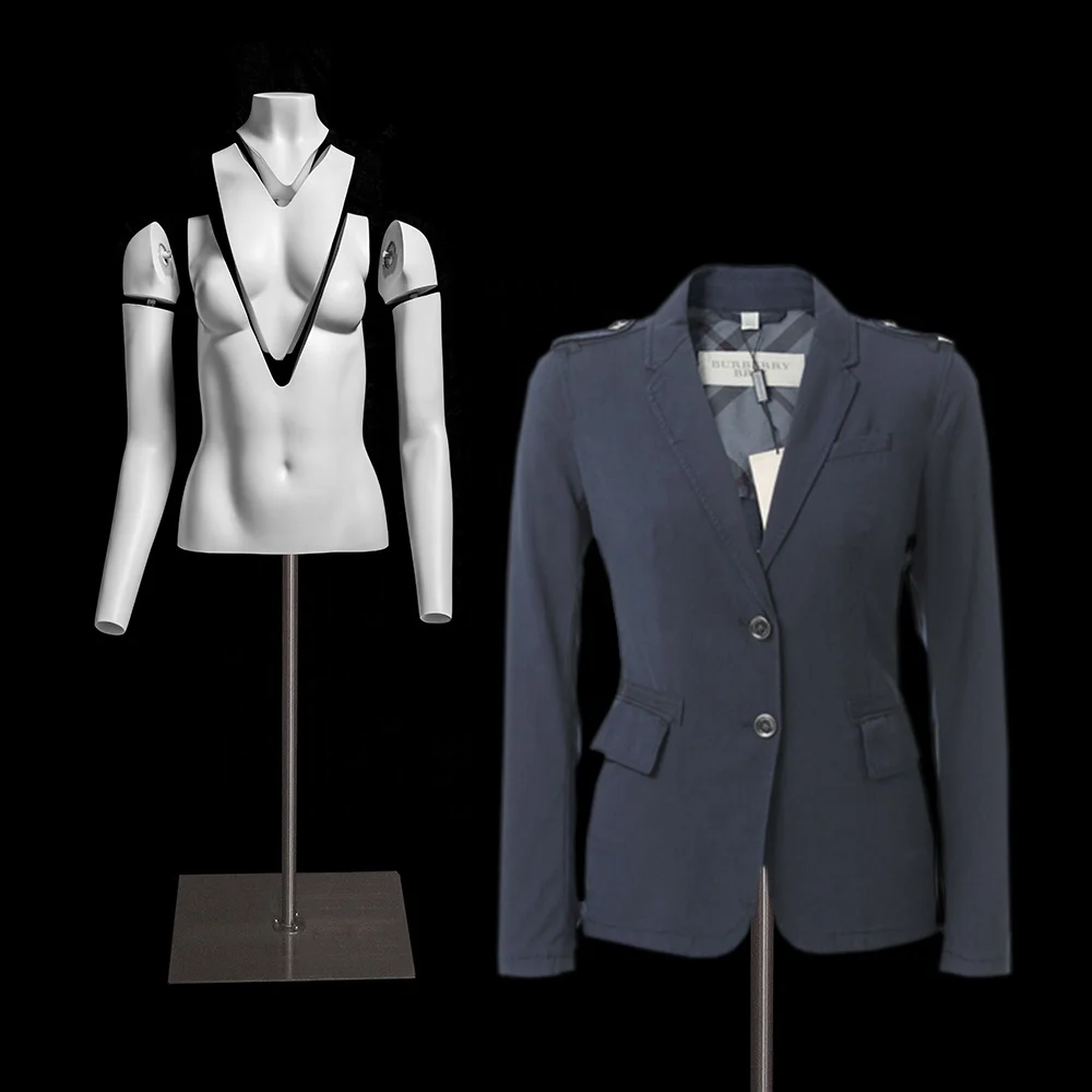 GH16 Upper Body Female Torso Mannequin Half Body Invisible Dummy