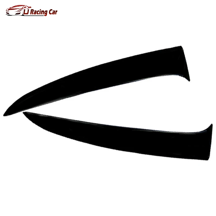 Glossy Black Window Rear Spoiler Side Wing Splitter Trim Cover For Kia Sportage R 2011 2012 2013 2014 2015