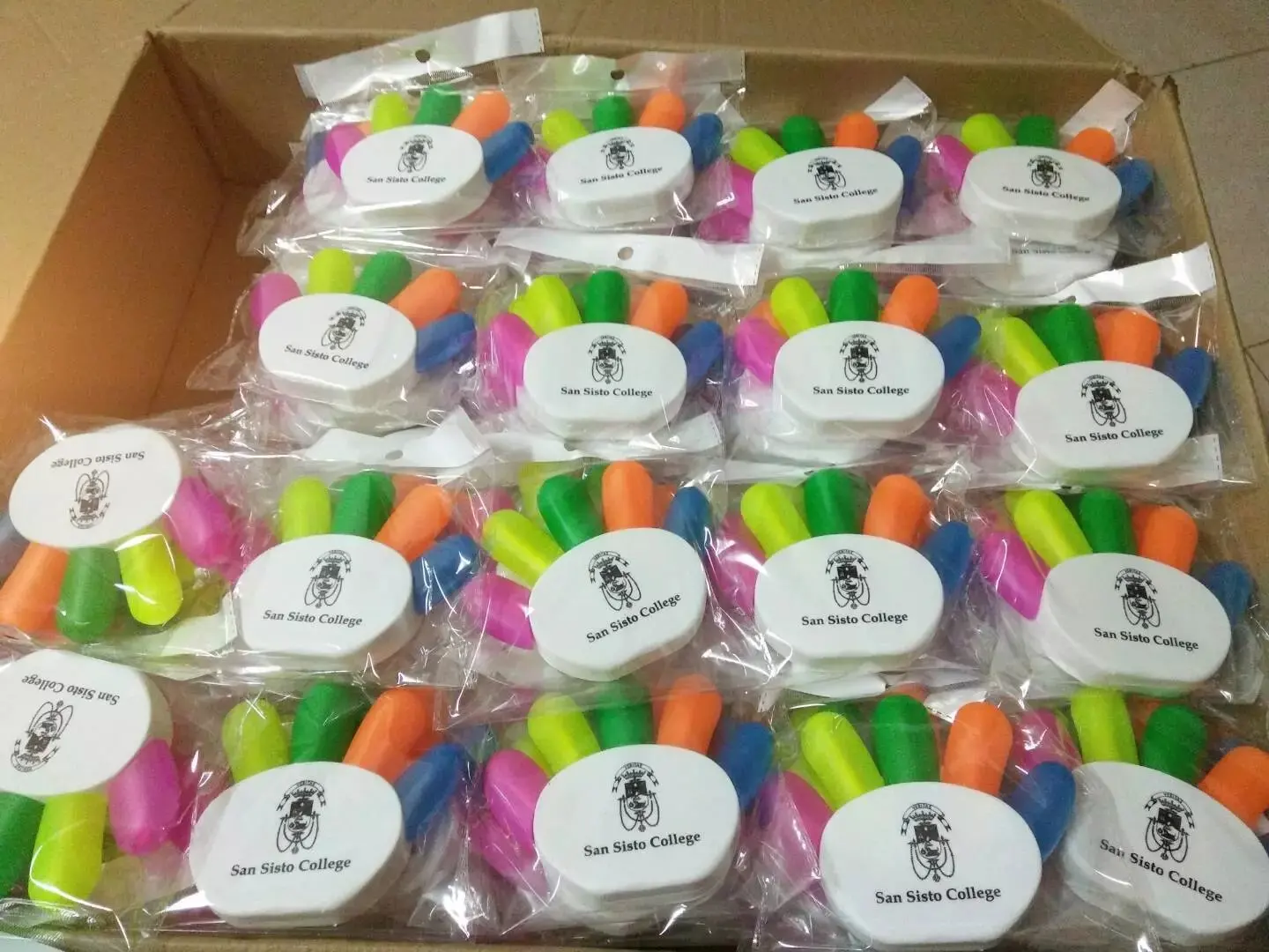 OEM Custom Logo Printed 5 in 1 Highlighter Pen