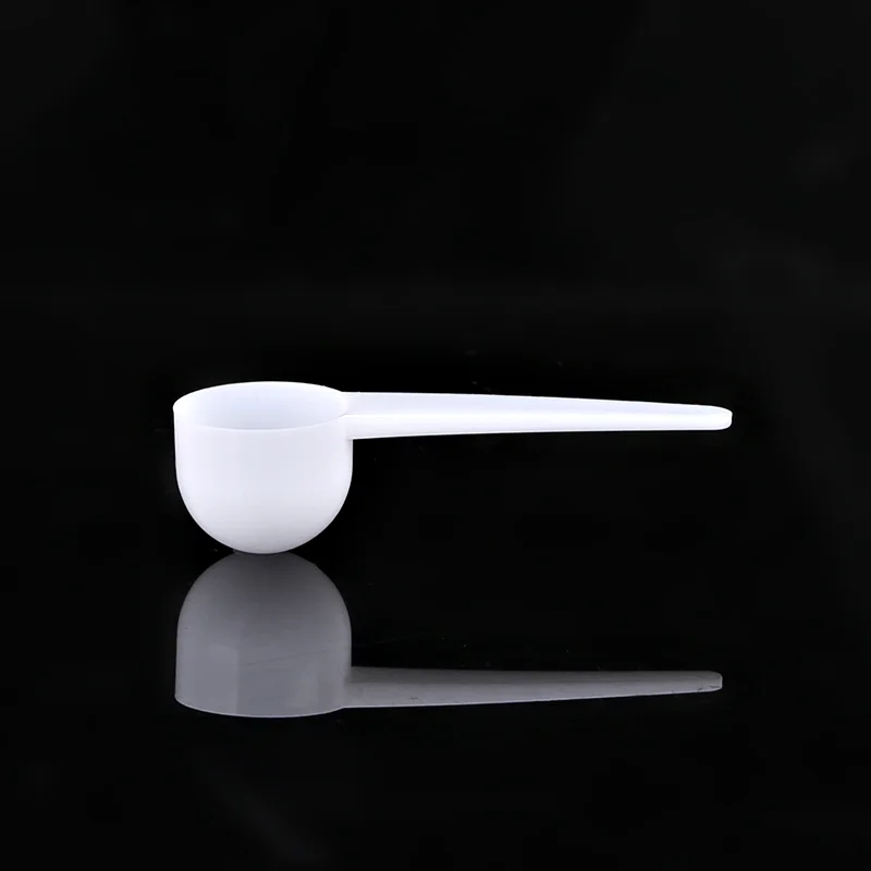 15ml White Transparent Round Scoops plastic measuring spoon scoop For Milk Powder Tea Salt