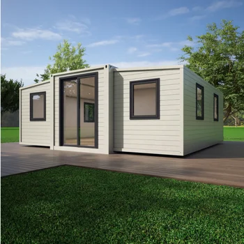 2 Bedroom Luxury 40ft 20ft Movable Foldable Expandable Prefab Container House For Sale