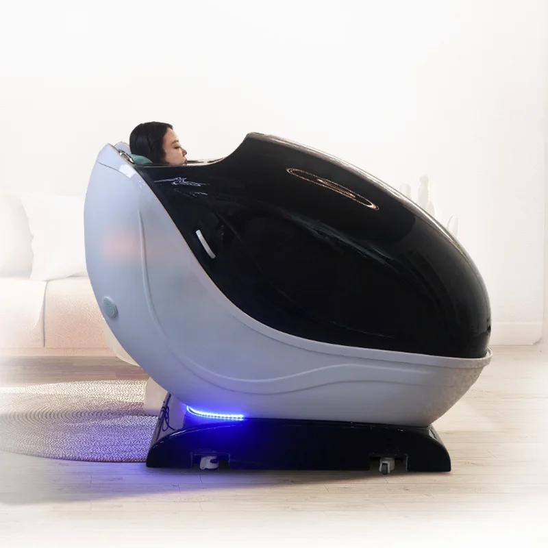 BTWS infrared massage capsule Steam heating Sitting steam spa capsule with ozone and MP3 player