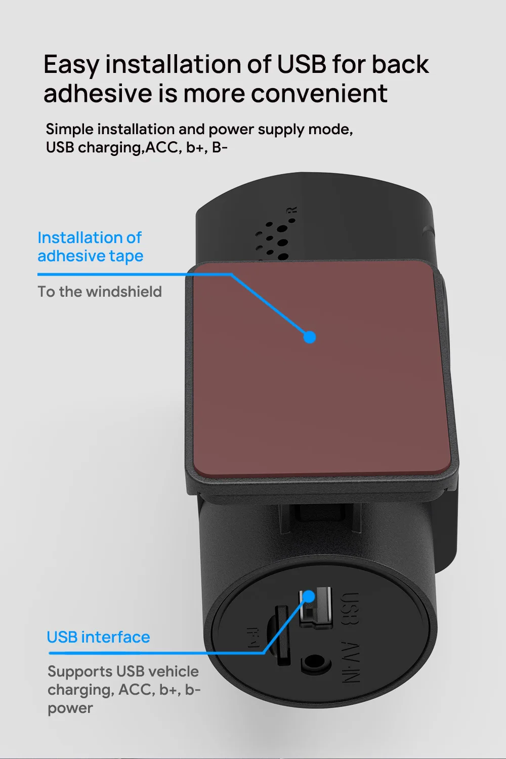 1 Inch Car Black Box Dash Cam HD 1080P Auto Camera DVR Video Recorder G-Sensor Dashcam Night Vision Hidden Car Recorder