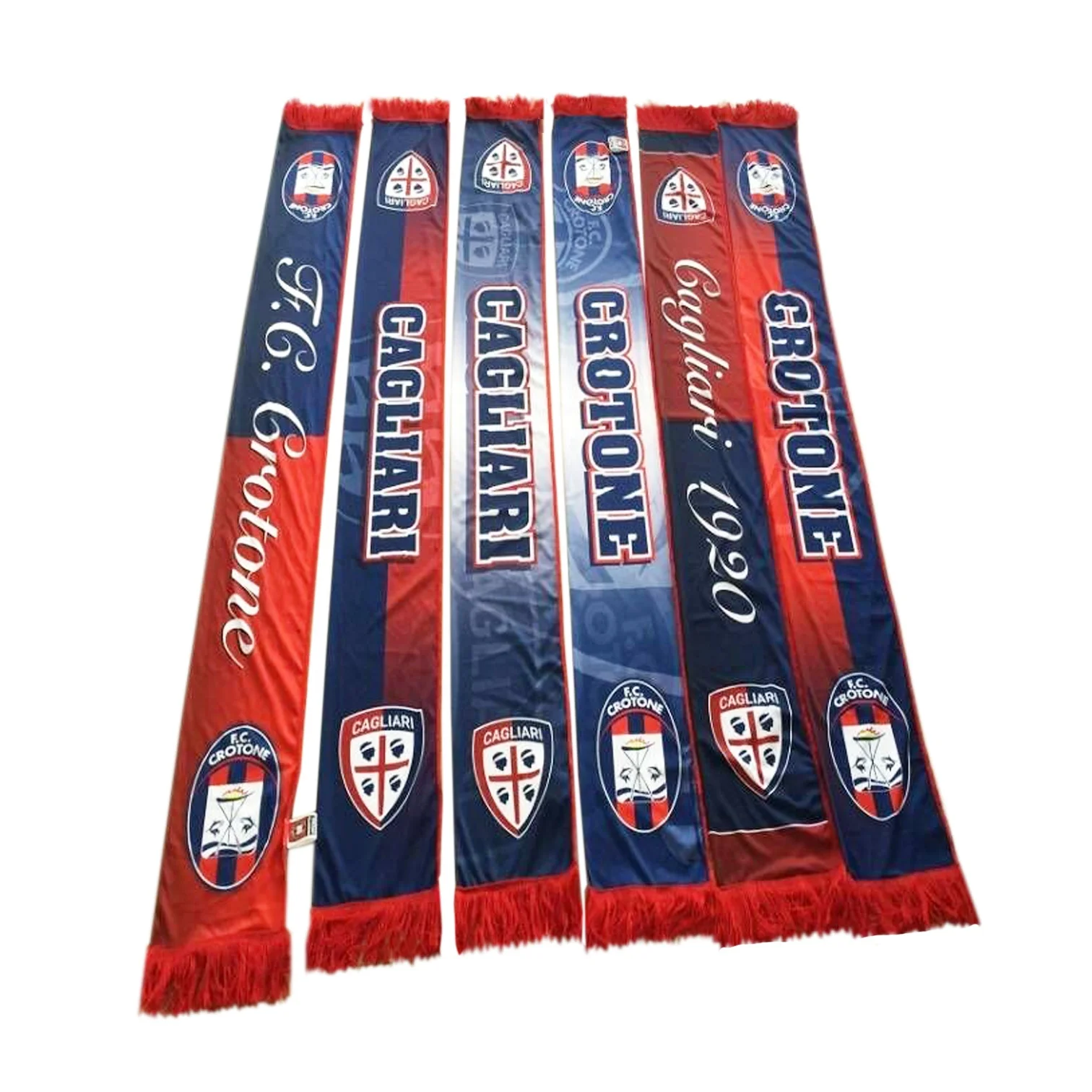  cheap promotional print soccer fans polyester football custom satin