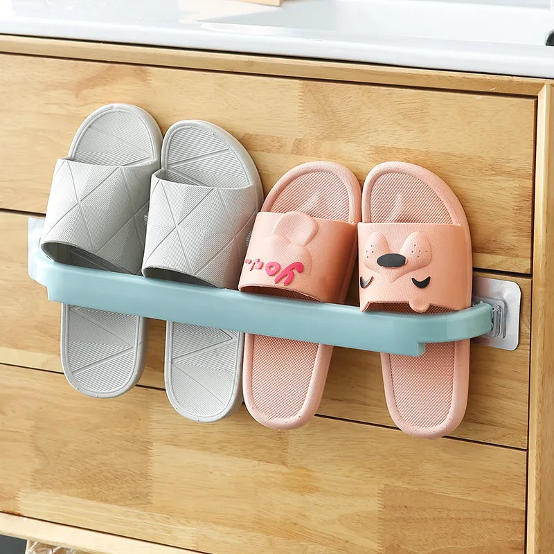 Multifunction Bathroom Towel Rail Hanger Self Adhesive Hanging Hooks Holder Wall Storage for Towel Rack Home Accessories