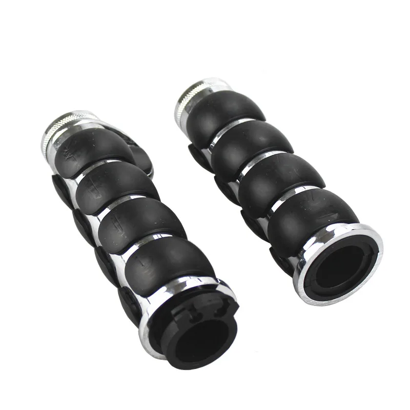  Universal 22/25mm Motorcycle Handlebar Grips Cafe Racer Handle bar Throttle Boss Hand Dual Sport