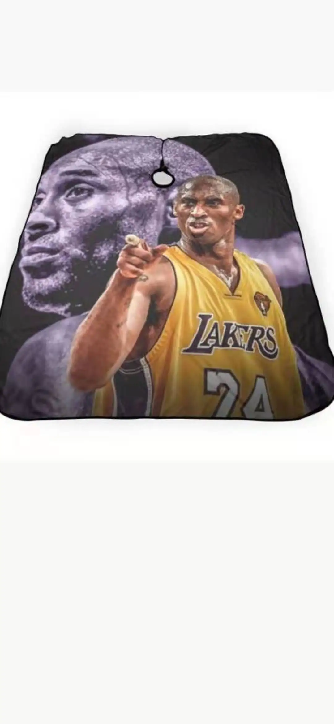 New Design Polyester Barbershop Hair Cutting Kobe Bryant salon Cape