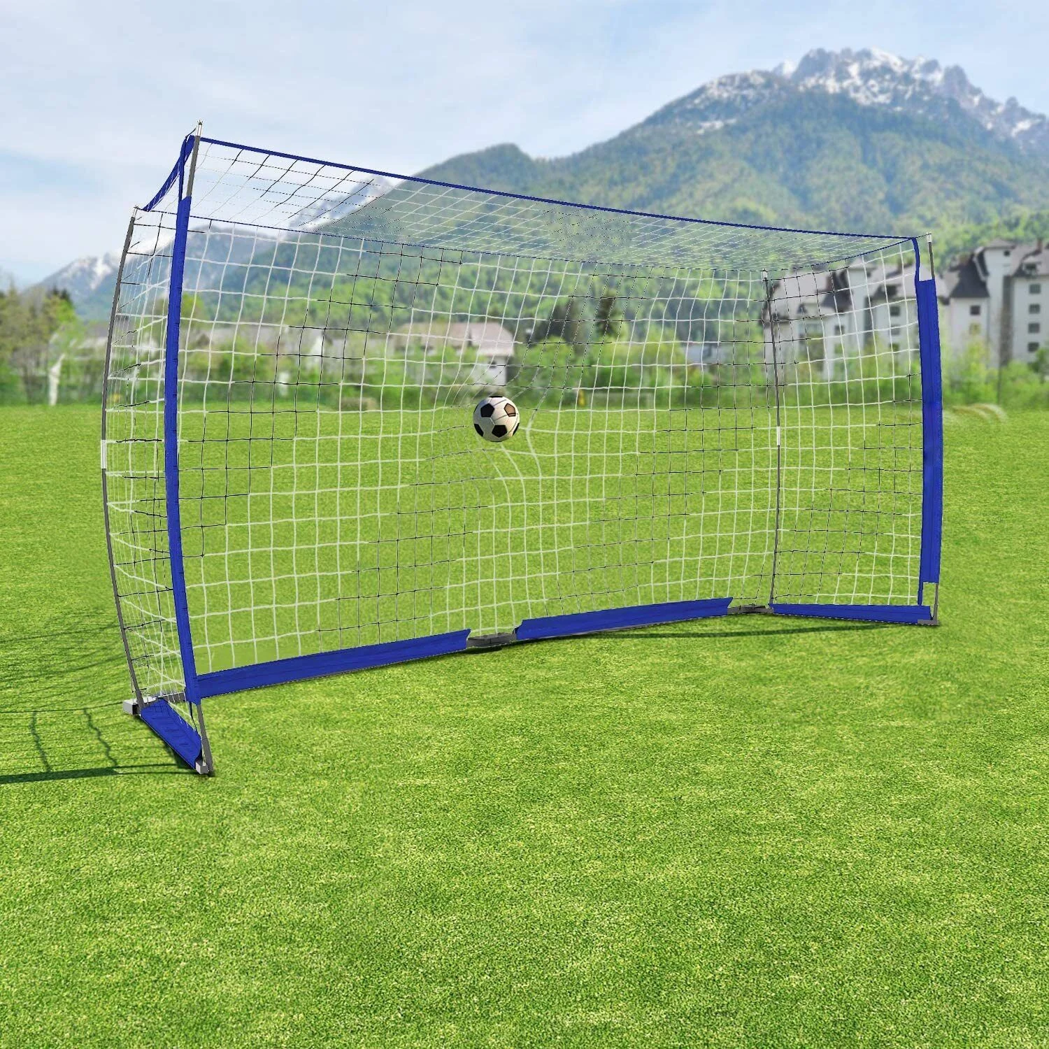 Factory customized high quality Foldable football net Soccer Goal pop up soccer goal Post Portable Soccer Goal Set