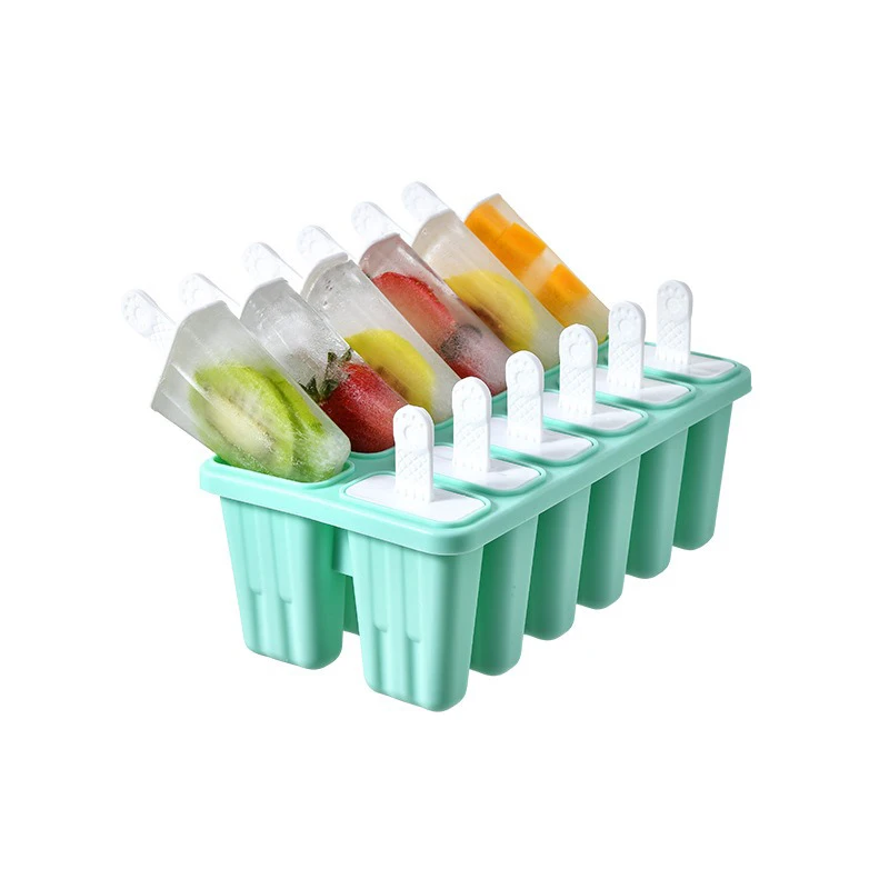 New food grade silicone 4/6 /12cavity  Popsicle mold ice cream mold ice cream cartoon ice cream grinder convenient and practical