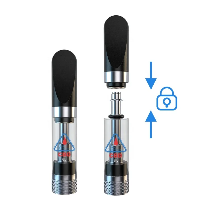 2020 trendy quality products ceramic coil cbd oil glass disposable cbd vape cartridge