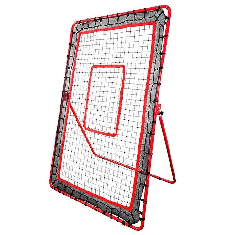High Quality New Design Baseball Softball Soccer Practice Rebound  Net And Durable Pitching Return Training Net