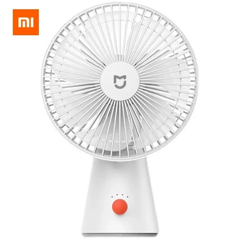 Good Quality Original Xiaomi Mijia Four Speed Wind Speed Adjustment Desktop Handheld Fan portable Mini Fan 2 in 1 Electric Fan