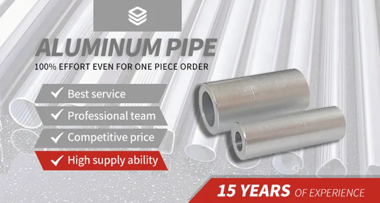 15Mm 3A21 2A12 6061T6 Seamless Aluminum Tube Pipe