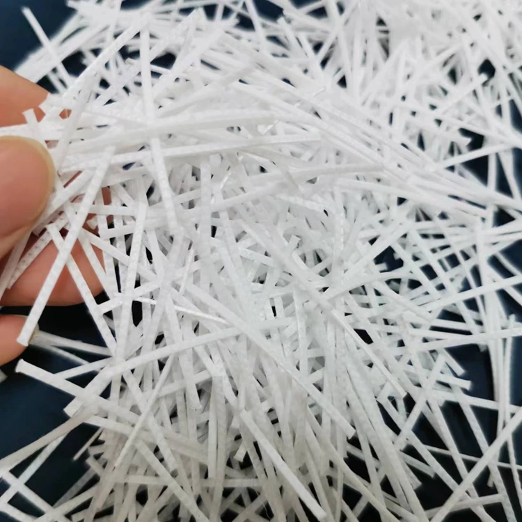 100% High Strength Construction PP Macro Fiber Filament White Polypropylene Synthetic Fiber