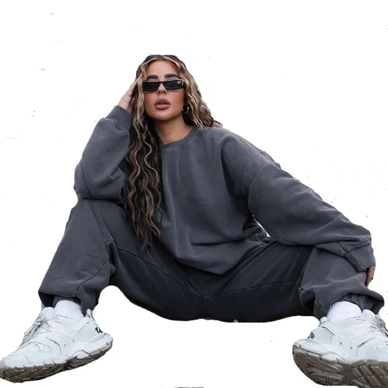 2021 горячая Распродажа, комплект из двух предметов, осенне-зимний повседневный комплект, спортивные костюмы для женщин