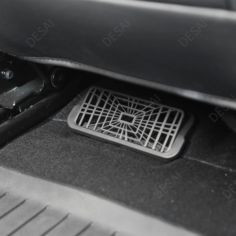 High Quality ABS Underseat Air Outlet Protective Cover Under-seat Air Vent Anti-clogging Net For Tesla Model 3 2024