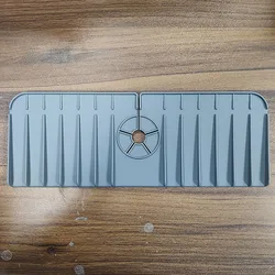 Custom Splash Faucet Water Catcher Mat Kitchen Sink Splash Guard Silicone Faucet Mat