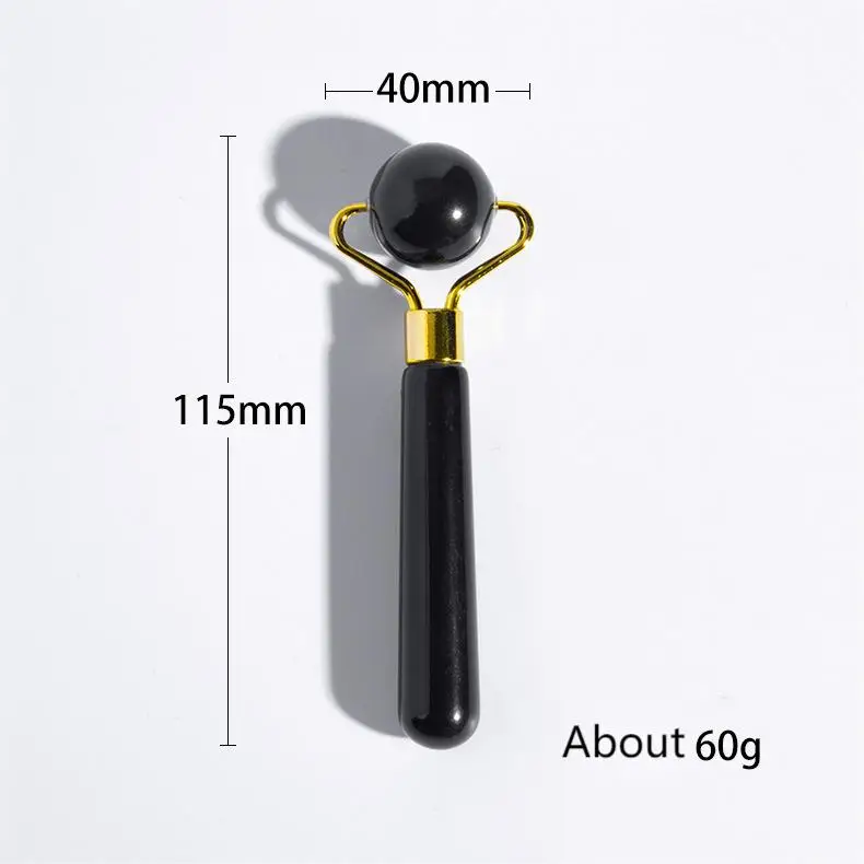 MI Jade Roll Tool Roller Natural Jade Roller Gua Sha Stone Set Packaging Box Anti Aging Jade Roller Set