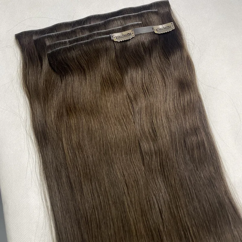 2024 new items seamless clip in invisible clip in hair extension