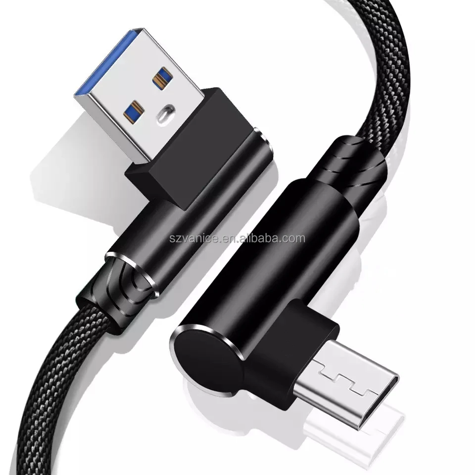 Micro 8PIN Nylon Braided Usb-c To Usb A 2.4a 3a Type C Fast Charger Cable 2.0 Type-c C-type Data Usb Cable