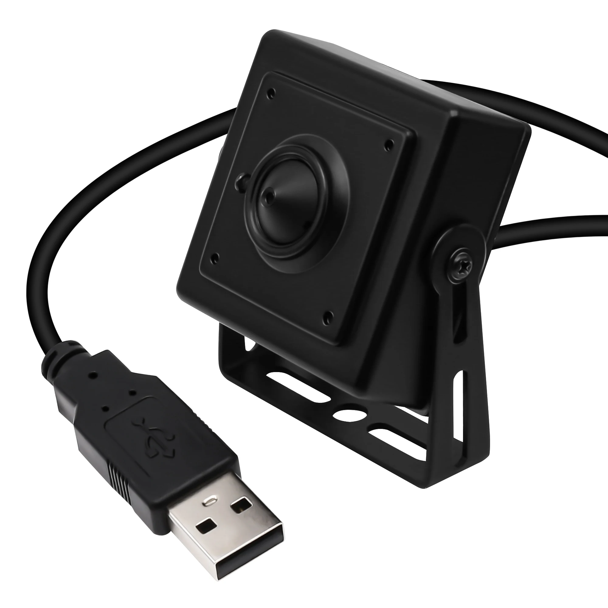 ELP Mini USB Camera with IMX323 Low Illumination CMOS Sensor 1080P Full HD H.264 Metal Case UVC ATM Camera With mini 3.7mm Lens
