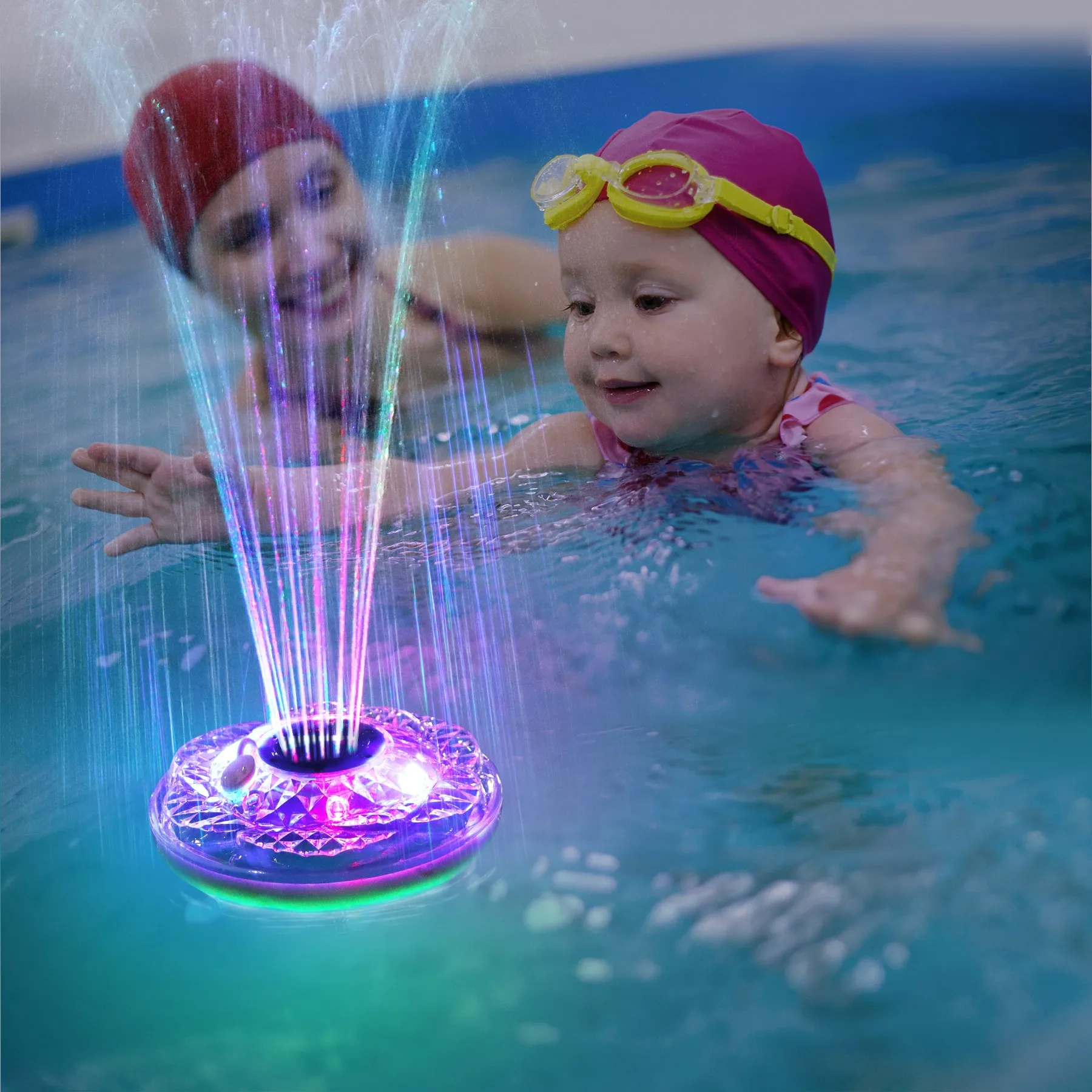 Уличный светодиодный фонтан Cootway, водостойкий, IP68, 1,2 м