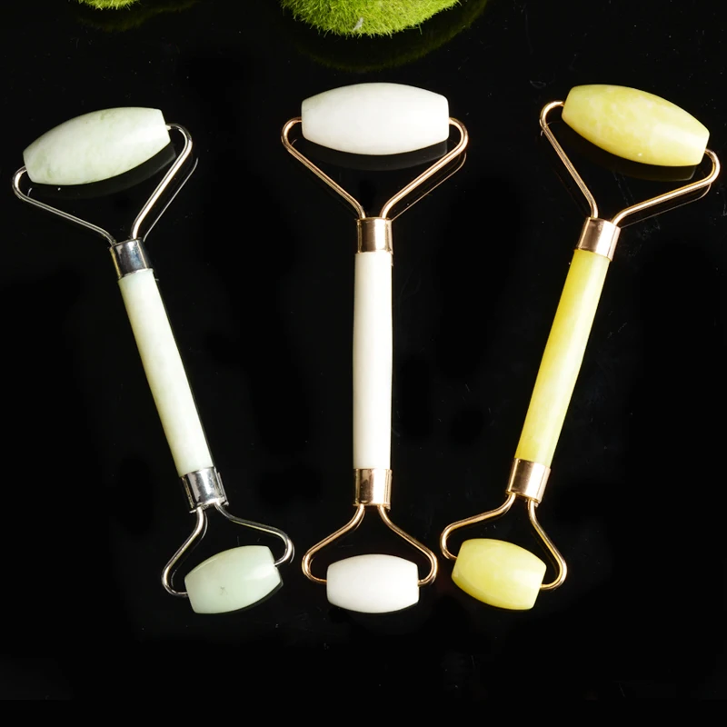 Portable ABS jade roller massage For Facial Beauty Instrument Home