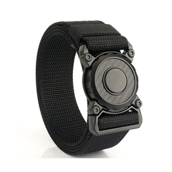 Alfa 3.8cm Quick Release Belt For Men Braided Belts For Men Heavy-duty Belts