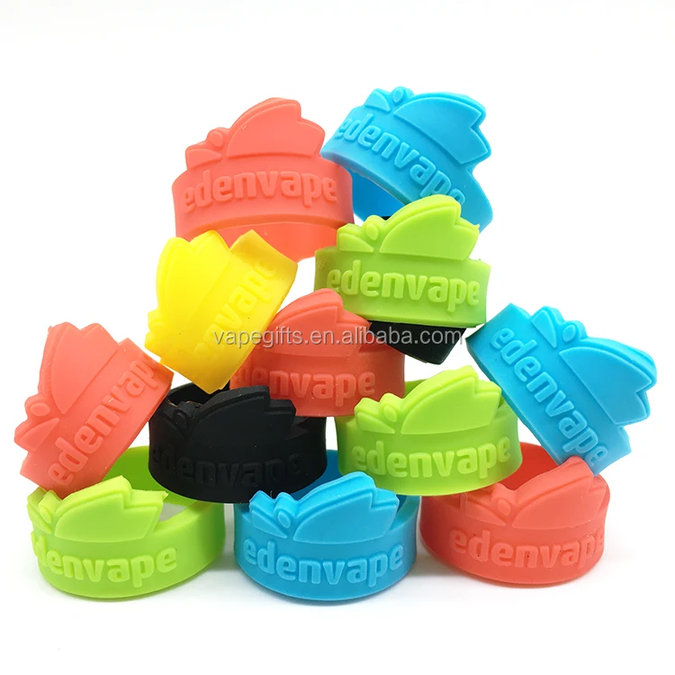 Europe hot sale debossed 3D logo E-liquid silicone rubber vape bands with customized design