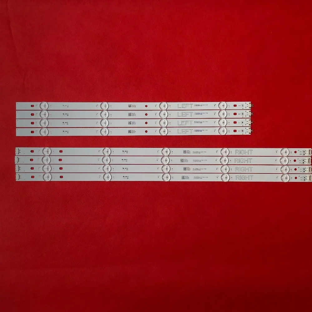 8 PCS LED backlight strip for  49UH610A 49UH6100 49LF5100 49UH6030 49UF640V 49UF6407 lcd led tv spare parts