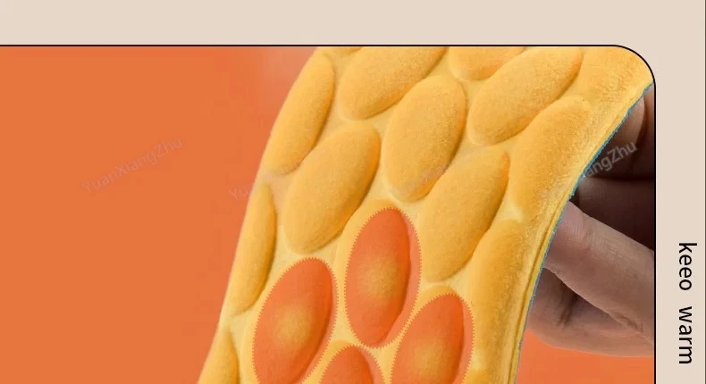 2024 Winter Warm Cotton Insole for Shoes Plush Snow Boots Shoe Sole Thermal Insert Sports Running