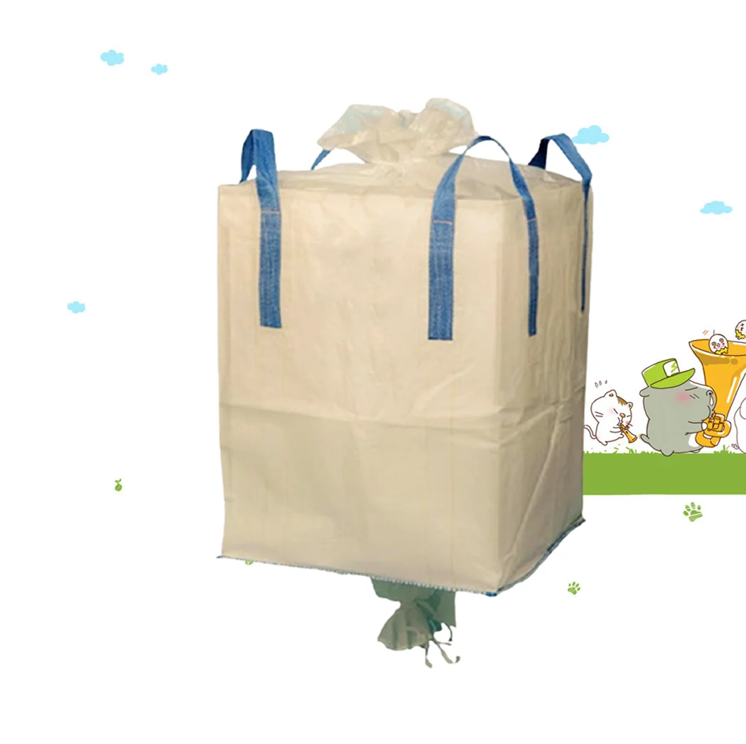FIBC big jumbo bulk bag tonne bag is popular with agriculture food chemical mineral and construction materials 1000kg