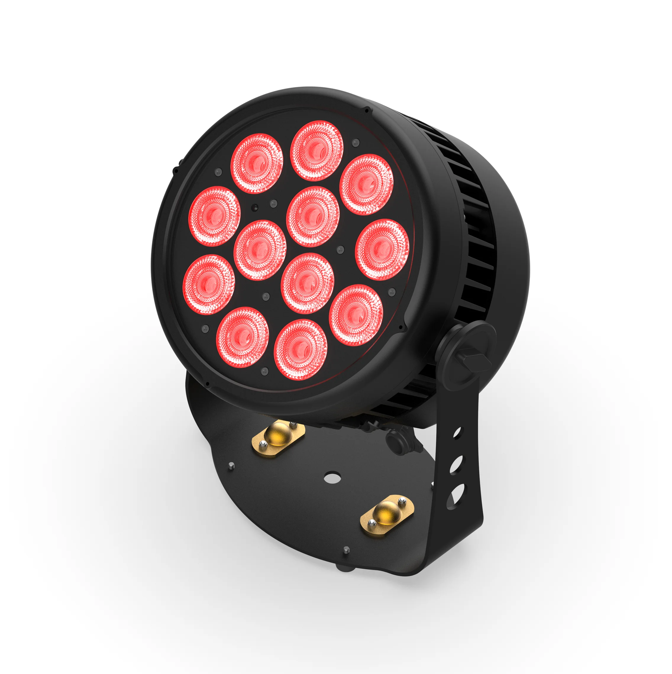 IP65 LED Par Lights Outdoor 12X10W RGBWA+UV 6in1 Waterproof Stage Par Lighting Strobe Effect DJ Light for Disco Club Wedding Bar